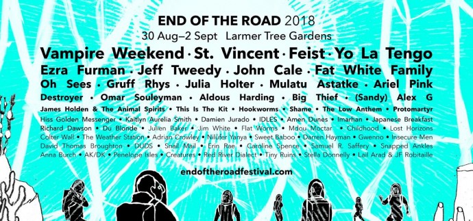 End Of The Road Festival 2018: Vampire Weekend, St. Vincent, Feist and Yo La Tengo sono gli headliner! Il video trailer della line-up 